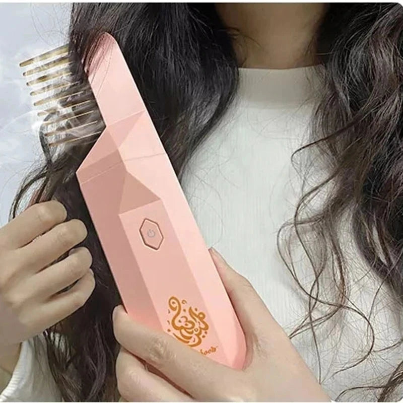 2 in 1 Electric Arabic Bakhoor Oud Comb Diffuser Salon Grade luxury