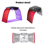 Photodynamic PDT LED Device Foldable With Face Steam Hot and Cold Nano Spray