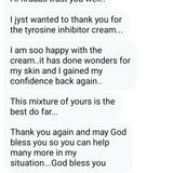 Melanin Control Tyrosinase Inhibitor Skin Brightening Cream