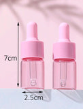 10ml Pink Glass Dropper Bottles