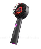 Hot Oil Hair Scalp Revitalizing Brush Comb Massager with Red Light