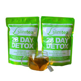 SlimTea 28 Days Detox Slimming Tea - 20 Tea bags - Masks n More 