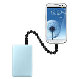 Black Phone Charger Cable Wristband Bracelet