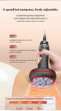 Electric Body Brush Massager Dual Hot Compress