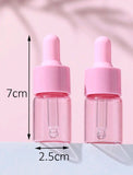 10ml Pink Glass Dropper Bottles - MasksńMore