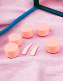 20ml Pink Plastic Cosmetic Jars 5s - MasksńMore