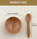 2pcs Bamboo Facial Mask Bowl Set - MasksńMore