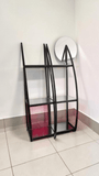 3 Tier Steel Product Display Stand Shelf - MasksńMore