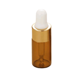 3ml Amber Dropper Bottles - MasksńMore