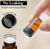 5ml Amber Glass Dropper Bottles - MasksńMore