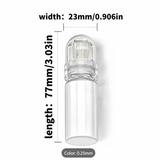 64-Pin Hydra Needle Dermaroller Serum Applicator Facial Derma Stamp Kit 0.25mm - MasksńMore