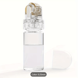 64-Pin Hydra Needle Dermaroller Serum Applicator Facial Derma Stamp Kit 0.25mm - MasksńMore
