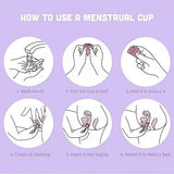 Ladies Menstrual Cup S & L
