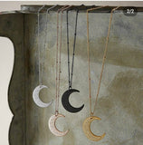 Ayatul Kursi Crescent Moon Necklace