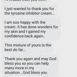 Melanin Control Tyrosinase Inhibitor Skin Brightening Cream