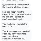 Melanin Control Tyrosinase Inhibitor Skin Brightening Cream