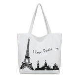 Paris UK Travel Tote Shopper Bags