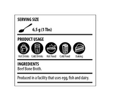 Halaal Pure Bone Broth Instantly Dissolving Powder