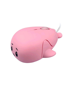 Pink Dolphin Laptom PC Wired Mouse