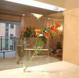 Acrylic Book Shaped Flower Vase