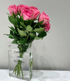 Acrylic Book Shaped Flower Vase - MasksńMore