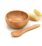 2pcs Bamboo Facial Mask Bowl Set