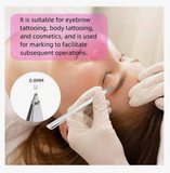 White Eyebrow Microblading Marker Pen, Skin Marker Pen