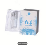 64-Pin Hydra Needle Dermaroller Serum Applicator Facial Derma Stamp Kit 0.25mm (Serum incl.)