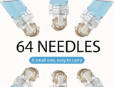 64-Pin Hydra Needle Dermaroller Serum Applicator Facial Derma Stamp Kit 0.25mm (Serum incl.)