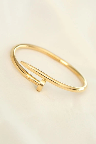 Gold Nail Bracelet