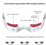 3D LumiSculpt³ Microcurrent Red Light Therapy Under-Eye Device Eye Massager For Eye Bag Dark Circles