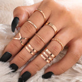 Gold Rings Adjustable - MasksńMore