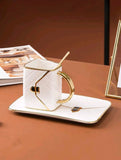 Handbag Shaped Cup and Saucer Set - MasksńMore
