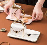 Handbag Shaped Cup and Saucer Set - MasksńMore