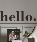 Spa Salon Wall Decal - Hello