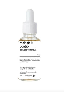 Melanin Control Face & Body Skin Lightening Turmeric Oil