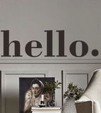 Spa Salon Wall Decal - Hello - MasksńMore