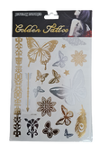 Metallic Gold/Silver Henna Tattoos
