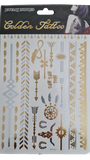 Metallic Gold/Silver Henna Tattoos
