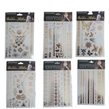 Metallic Gold/Silver Henna Tattoos