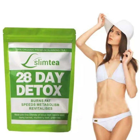 SlimTea 28 Days Detox Slimming Tea - 20 Tea bags - Masks n More 