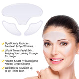 Anti-Wrinkle Silicone Face Neck Patches 4 pcs - Masks n More 