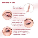 3 Pair Reusable False/Fake Magnetic Eyelash Set - Masks n More 