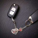 Heart and Key Ring