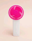 Portable Handheld Rechargeable Fan Cooler with Lights
