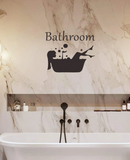 Spa Salon Decal - Bathroom