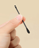 Black Disposable Pimple Popper Q Tips Cotton Swabs 10pcs - MasksńMore