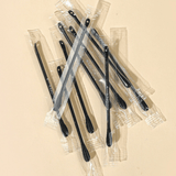 Black Disposable Pimple Popper Q Tips Cotton Swabs 10pcs - MasksńMore