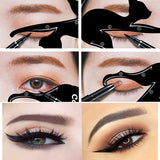 Cat Leopard Eyeliner Stencil - MasksńMore