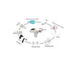 EZ Injector Mesotherapy Gun 5-pin Needles - MasksńMore